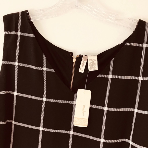 NEW Japana Black White Fitted Sheath Dress 12 14 - Picture 2 of 4